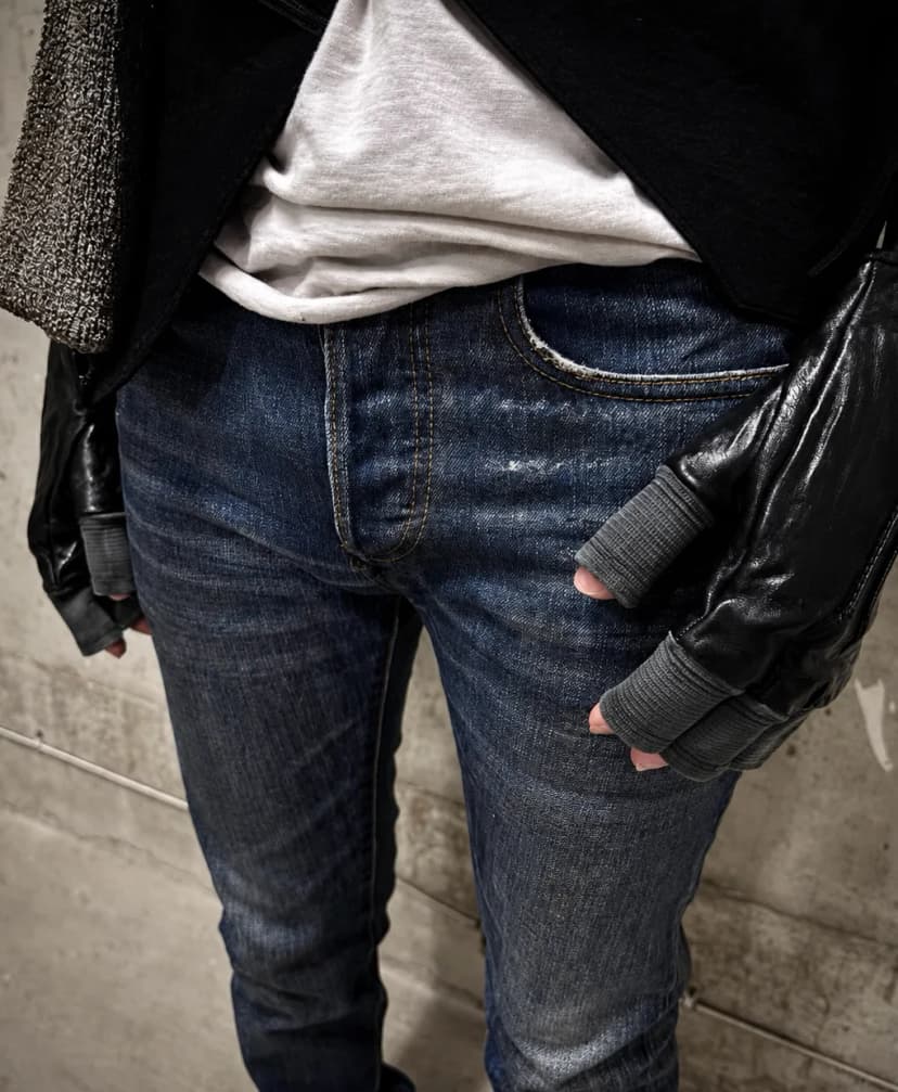 Premium Washed Slim Denim 사진 1/5