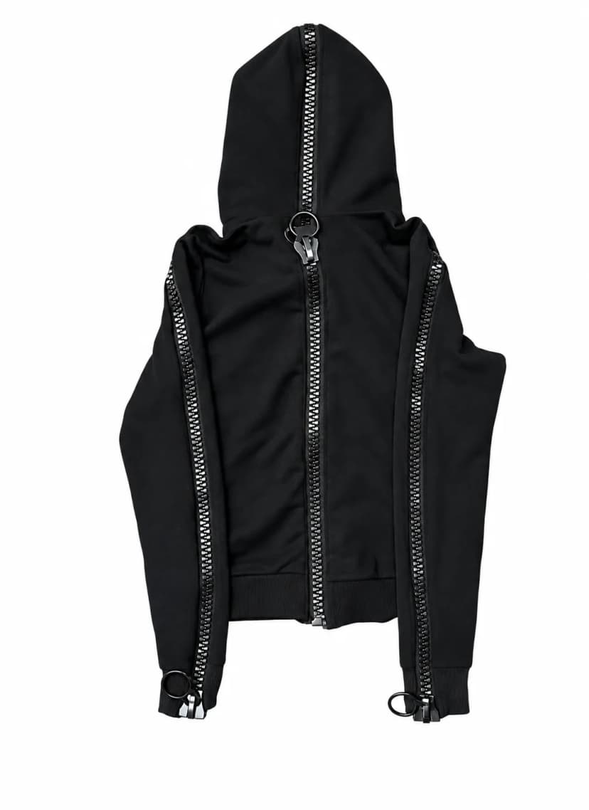 DECONSTRUCTED ZIP HOODIE 사진 1/5